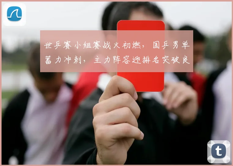 世乒赛小组赛战火初燃，国乒男单蓄力冲刺，主力阵容迎排名突破良机